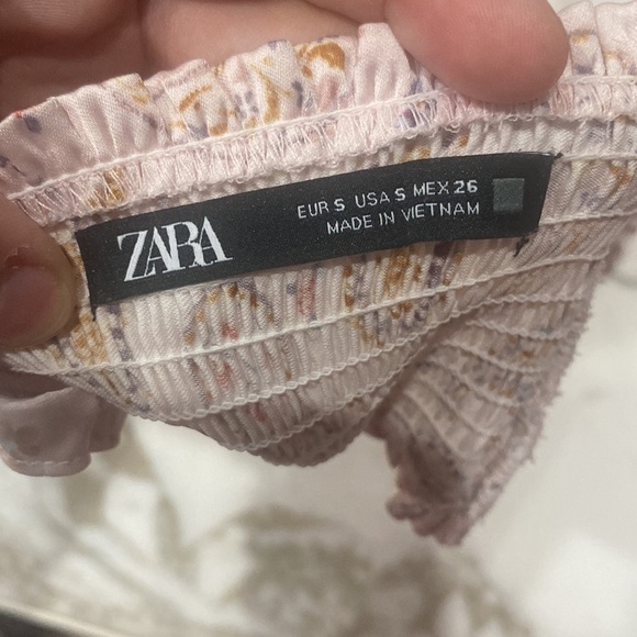 NWOT Zara paisley effect crop top‎ - Picture 9 of 12